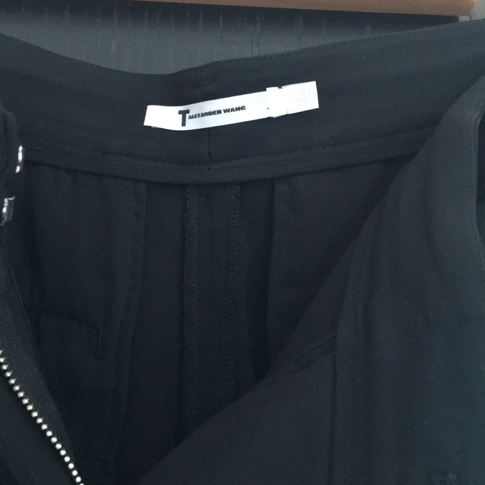Alexander Wang black wide leg dress pants - 6